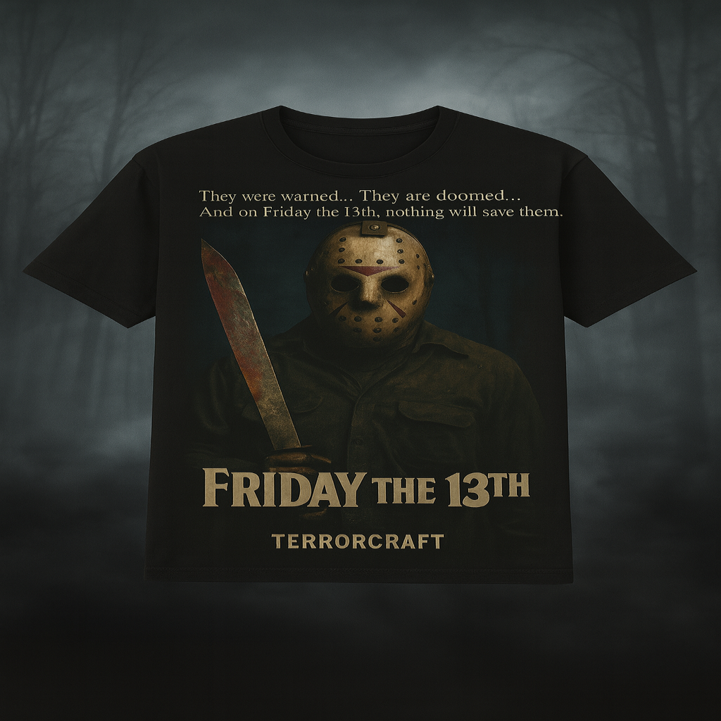 TerrorCraft Classic Horror Collection – Premium Graphic Tees